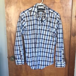 Nordstrom men’s plaid dress shirt